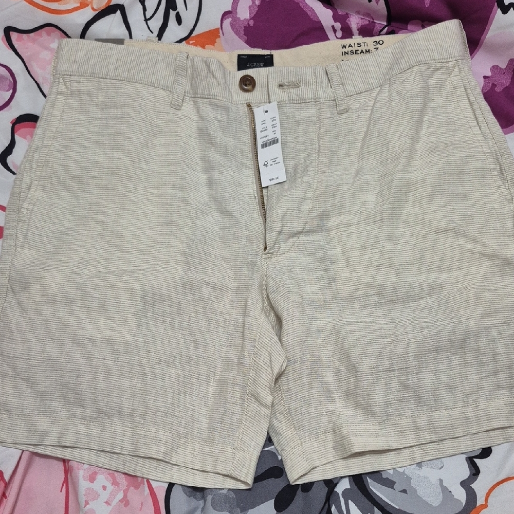 J. Crew Women's Tan Bermuda Shorts Size 30 NWT